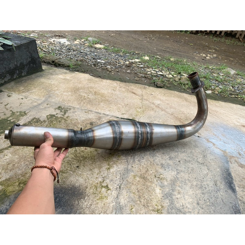 Knalpot RXKing Kolong Kupang Model Drum 81 Spek Blayer