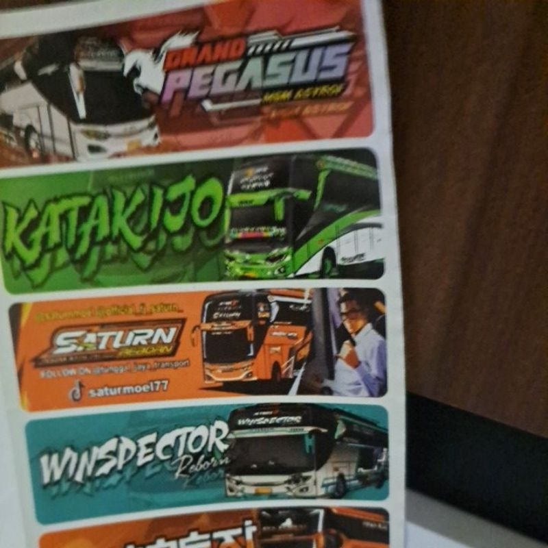 

stiker bus