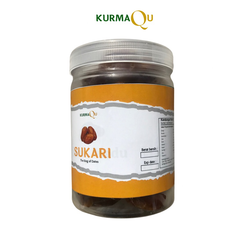 

Kurma Sukari 500 gram | Kurma Raja basah Premium quality