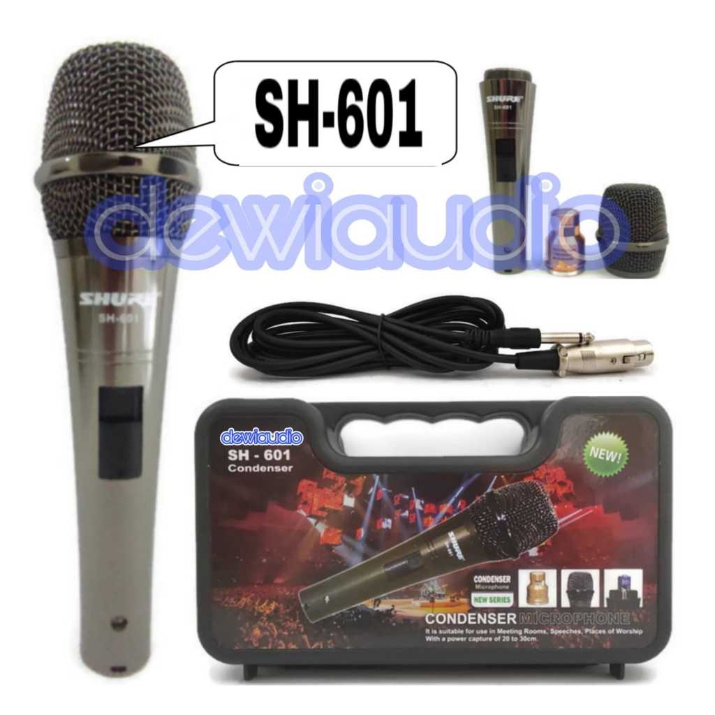 MIC KABEL CONDENSER SH-601/ MIC CONDENSER SH601 /MICROPHONE CONDENSER SH 601