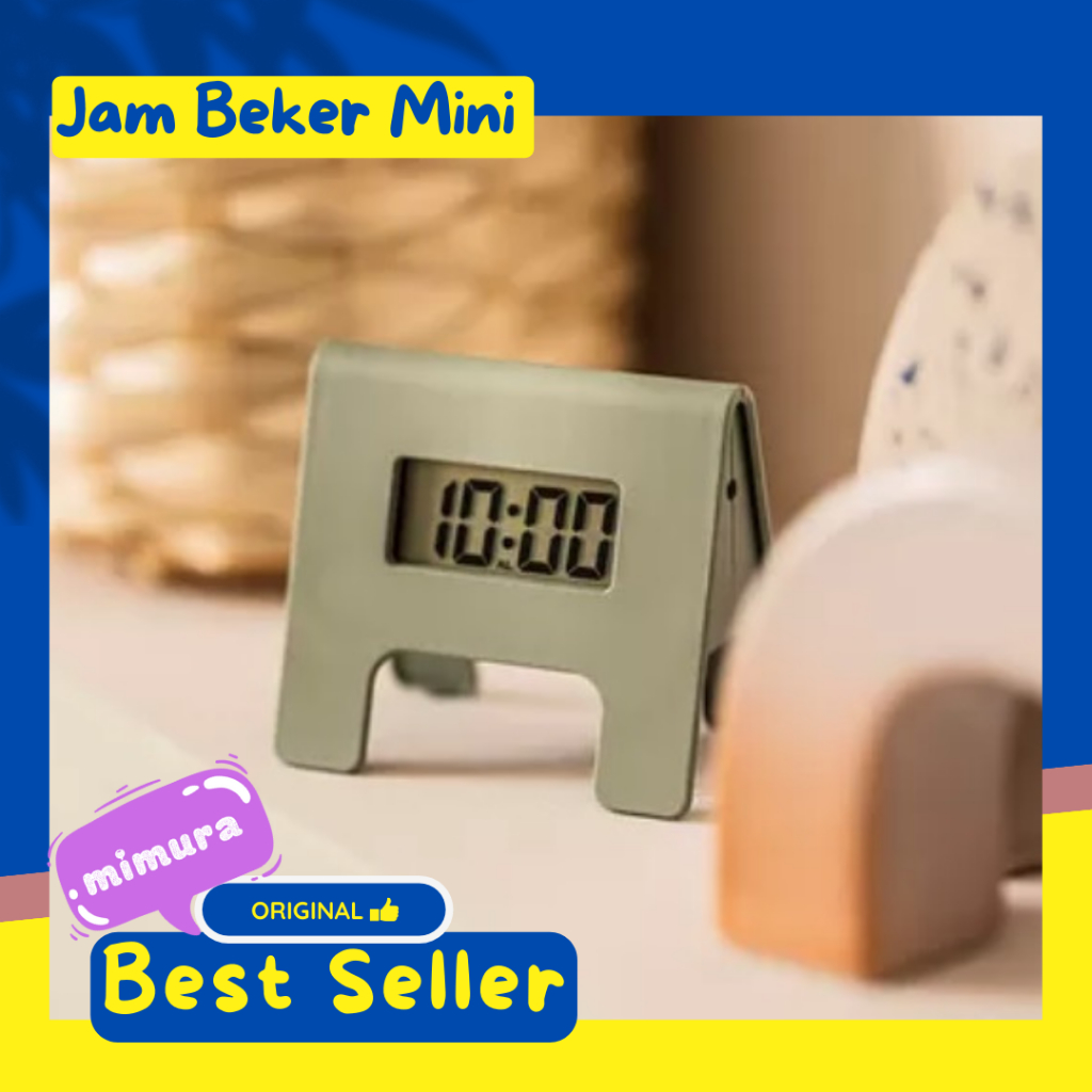 Jam Beker Alarm Clock Jam Meja Mini Digital