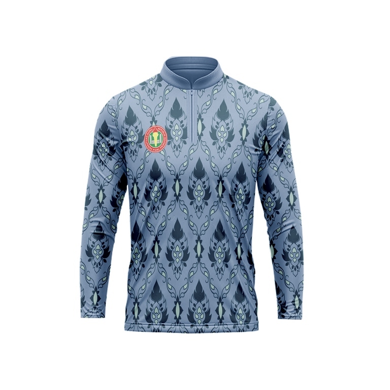 [BISA COD/BAYAR DI TEMPAT] kaos baju PGRI batik / seragam PGRI pria / baju polo panjang persatuan gu