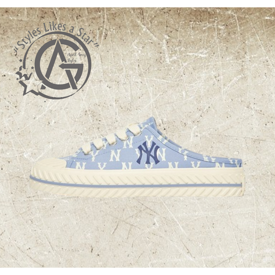 Slip On MLB Playball Mule Monogram Denim