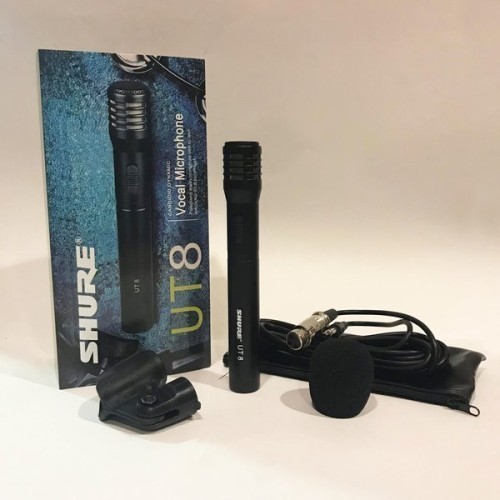 Mic Condenser Kondensor Kabel SHURE New Recording Podcast UT8 UT-8 SM81 TERBAIK