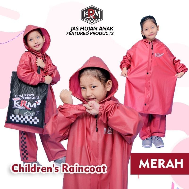 Jas Hujan Anak SETELAN BAJU CELANA Laki-laki Perempuan