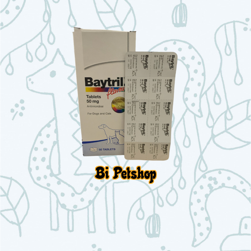 Baytril Antibiotik Tablet Untuk Kucing Dan Anjing