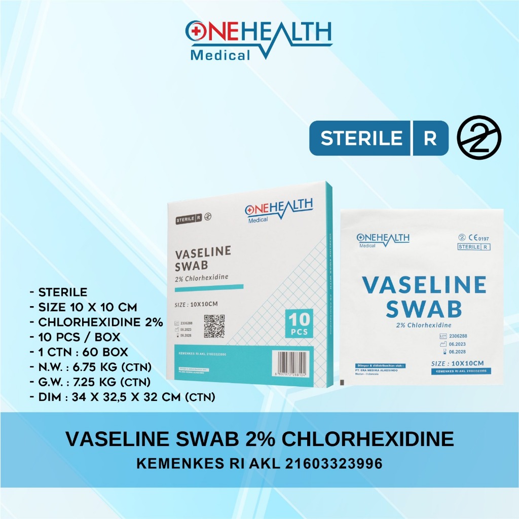 Vaseline Swab 10x10cm seperti Supratul / Lumatuel