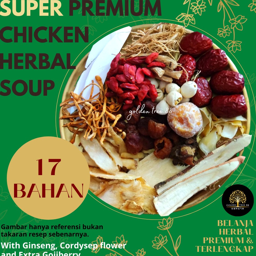 

Swip up Super Tim Ayam Ginseng Terlengkap 17 Bahan Ciapo Chicken Herbal Soup