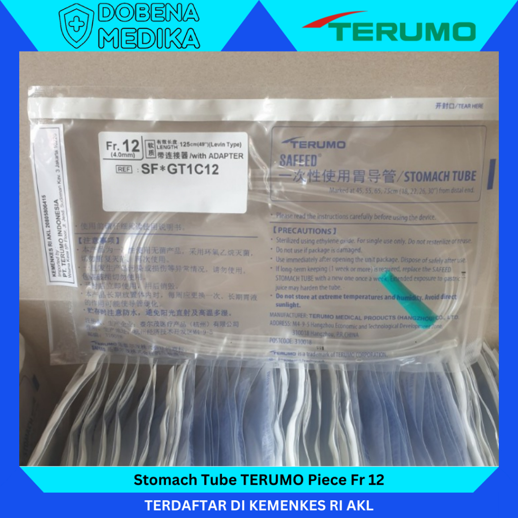Stomach Tube Terumo / Selang Makan Dewasa / NGT