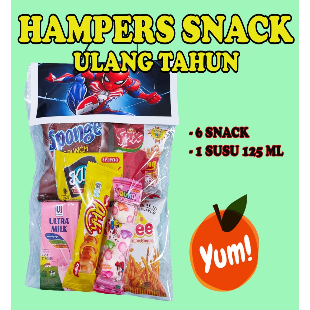 

Snack Ulang Tahun Anak / Hampers Ulang Tahun / Souvenir Ultah / Kado Ultah