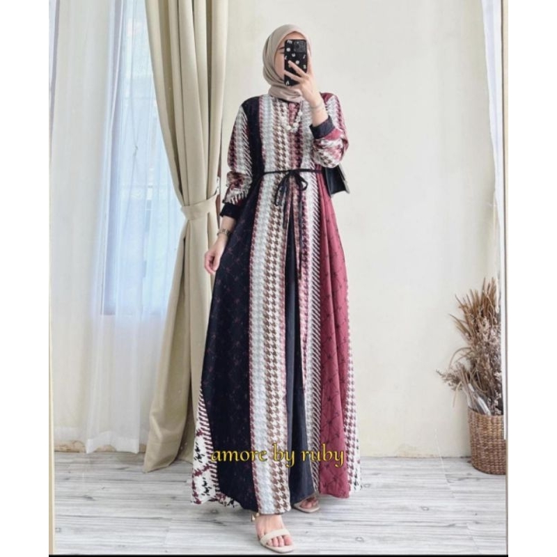 Gamis Etnik Amore by rubby/Gamis Zara Original/gamis Amore