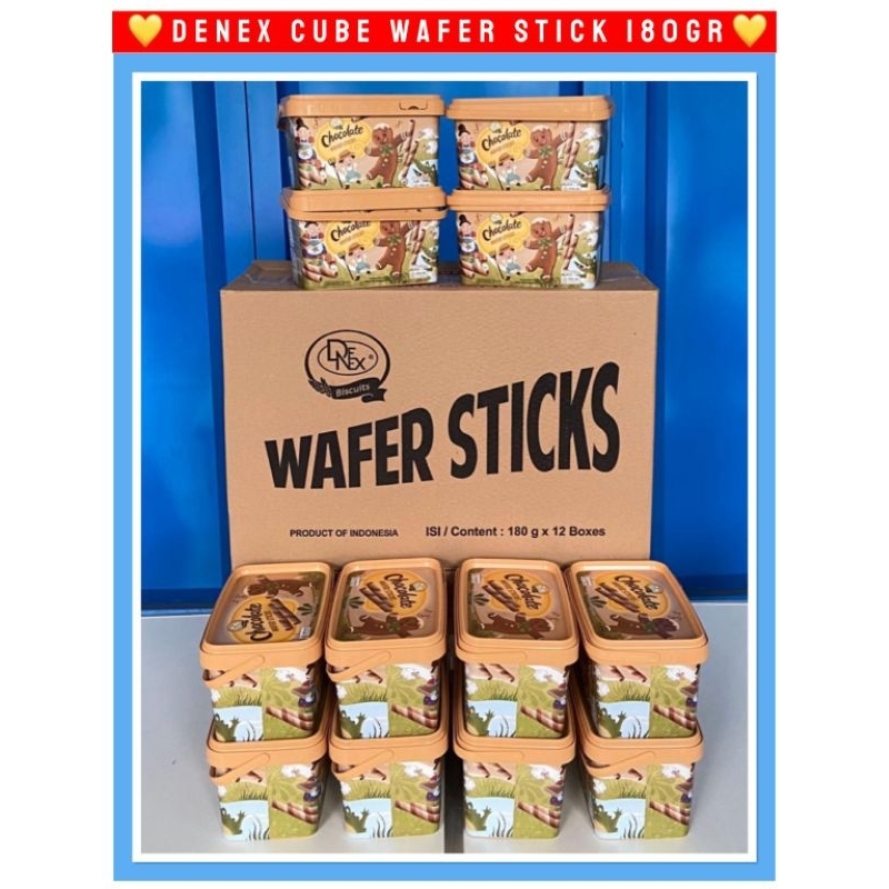 

Denex Wafer Stik Cube isi 12x180gr