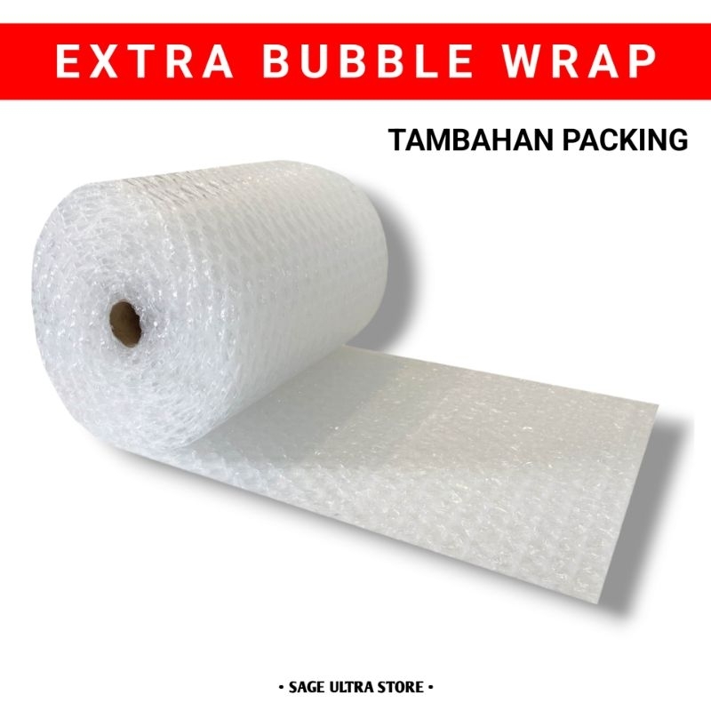 

Extra Bubble Wrap Tambahan Packing Untuk Paket Anda