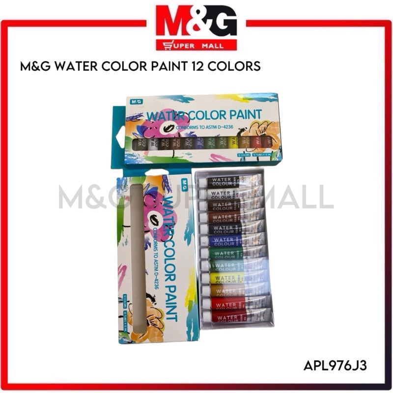 

M&G Cat Air 12ml 12 Warna / M&G Water Color 12 Colors D-4236 APL976J3