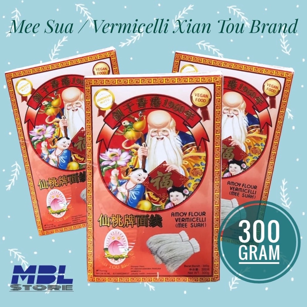 

Cuci gudang Mee Suah Xian Tou Amoy Flour Vermicelli 3 Grm