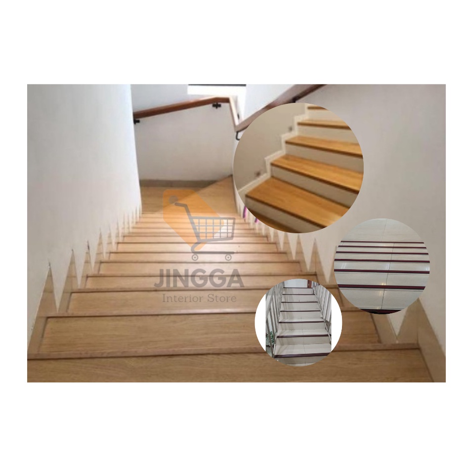 KODE 77 TERMURAH List PVC  List Tangga  List SikuList Siku L PVC Step Nosing Tangga PVC 24mLis SikuW