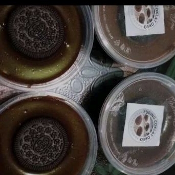 

puding coklat oreo