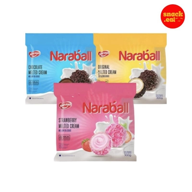 

[DISKON] NARAYA NARABALL 300gr STRAWBERRY COKLAT ORIGINAL PROMO DISKON