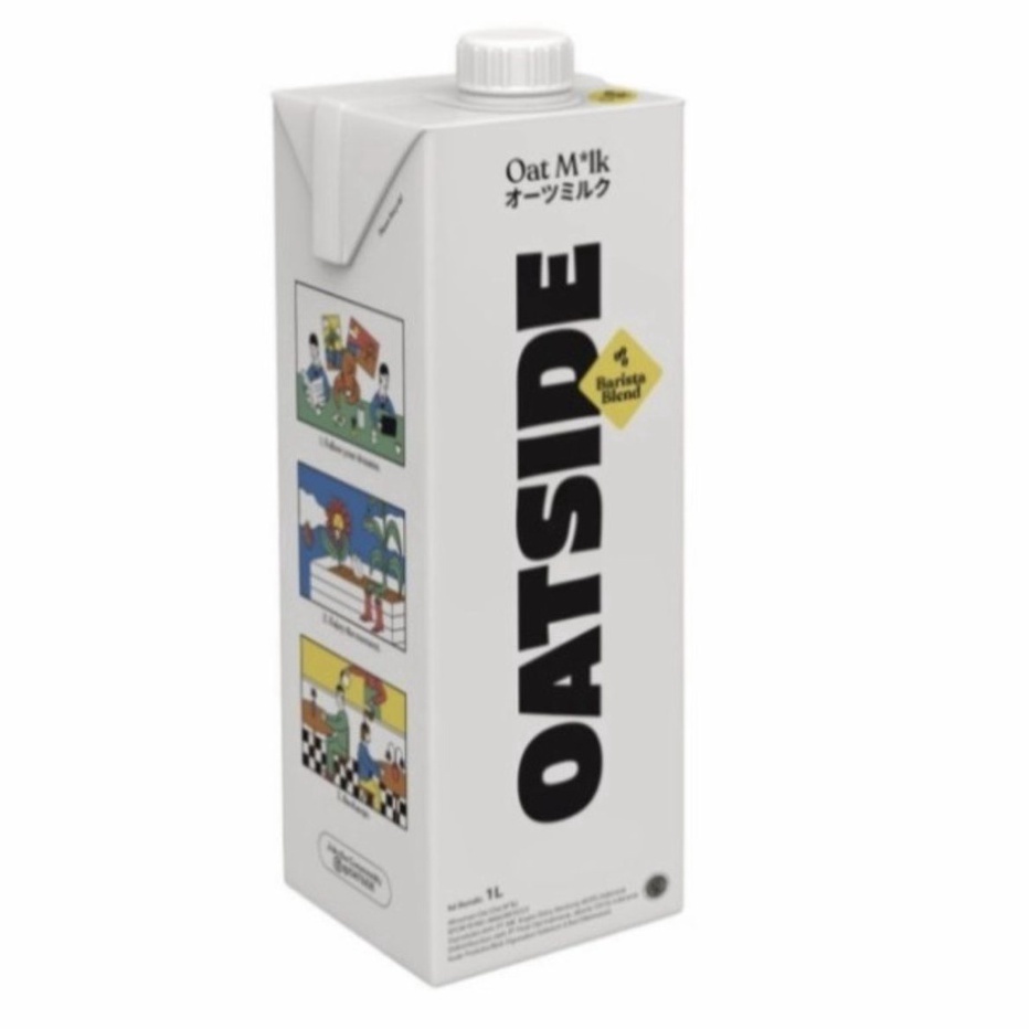 

TEBUS MURAH Oatside Barista Blend Milk 1liter Susu Oat Gandum Milk GosendGrab