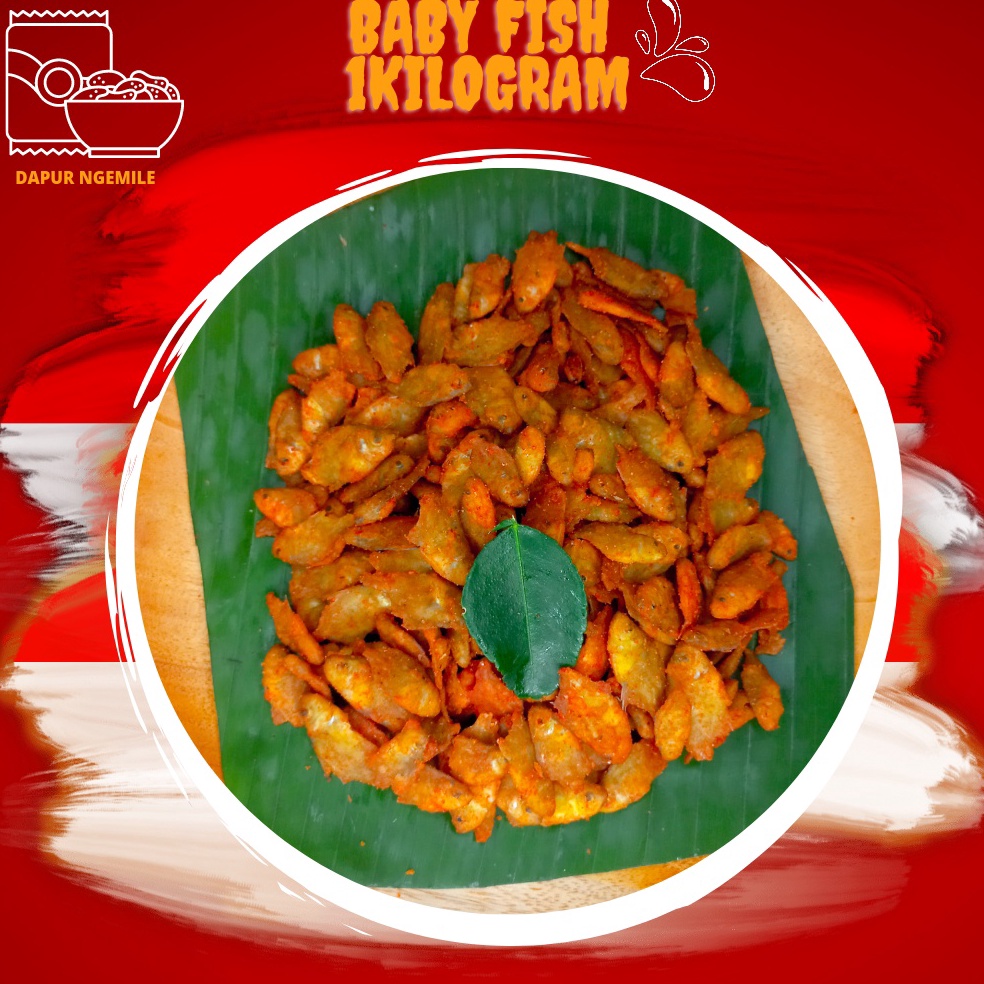 

BEST SELLER 1Kg Baby Fish Crispy RASA PEDES JERUK BALADO JERUK ORIGINAL ASIN