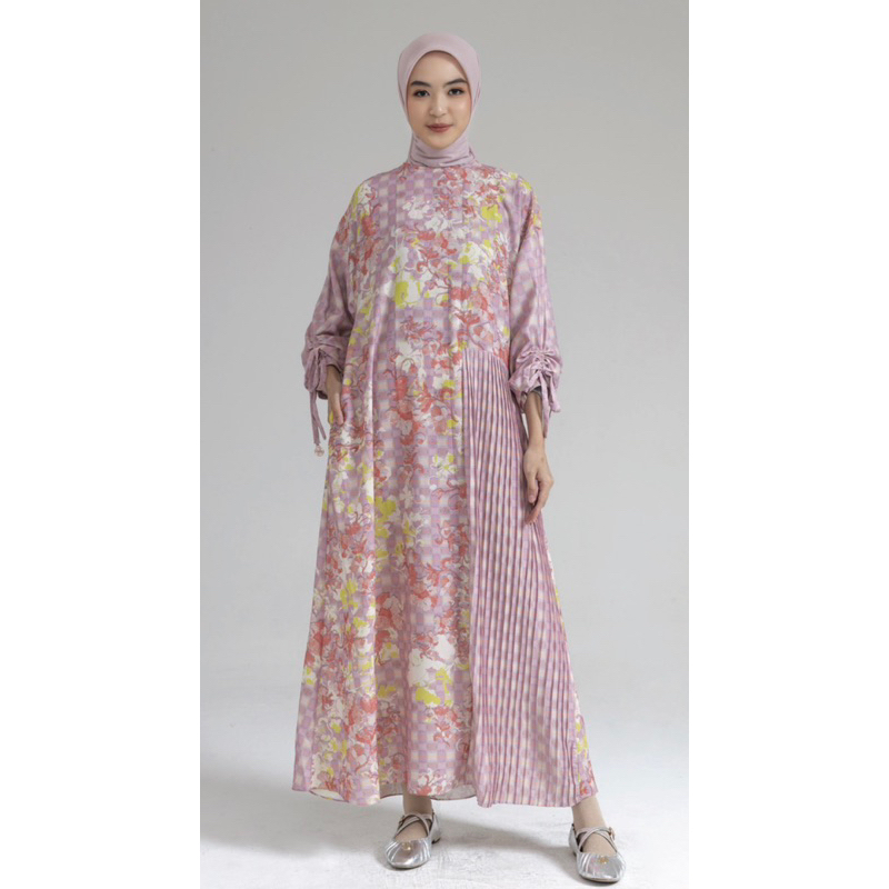Sallo Kaftan Dress Riamiranda Selayar Raya Abaya Wanita Gamis Collection RM Lebaran Ria Miranda