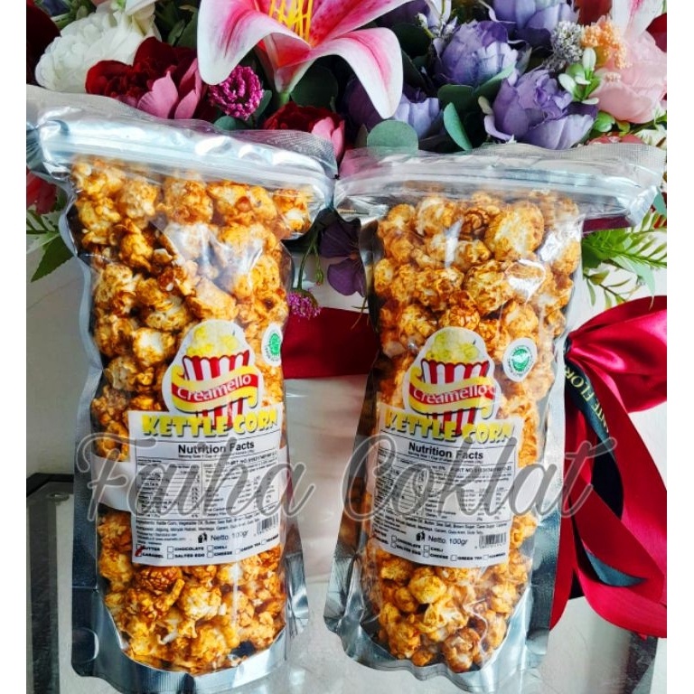 

GROSIR Snack Popcorn Pop Corn Creamello Ready Aneka Rasa 1gr Kettlecorn Faiha Coklat