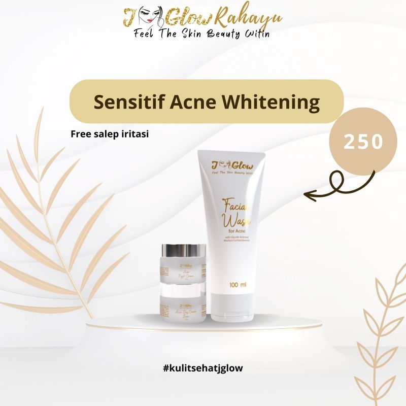 JGLOW paket Acne Sensitif Whitening