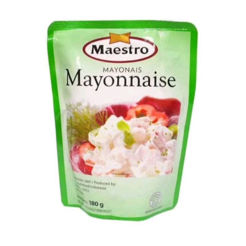 

Mayonnaise Merk Maestro Pouch 180 gr