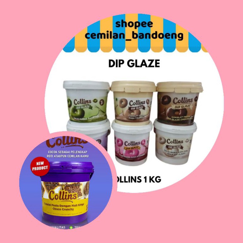 

SUPER DISKON DIP GLAZE COLLINS 1 KG FREE BUBBLE WARP EXP TAHUN 225