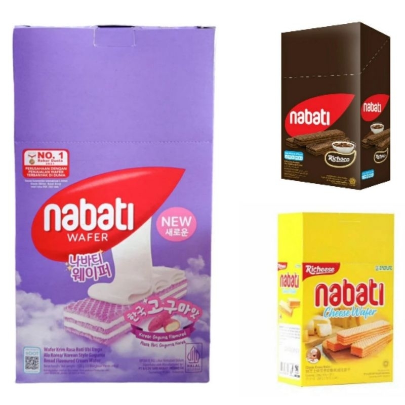 

Wafer Richeese Nabati isi 20 Pcs 7.5gram