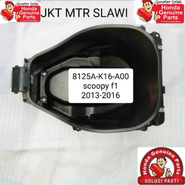 8125A-K16-A00  box bagasi scoopy f1 2013-2016 ori honda ahm asli honda