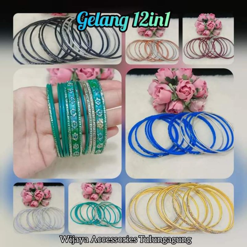 Gelang Keroncong Dewasa India|Set Gelang|Gelang keroncong terlaris|Gelang Aksesoris