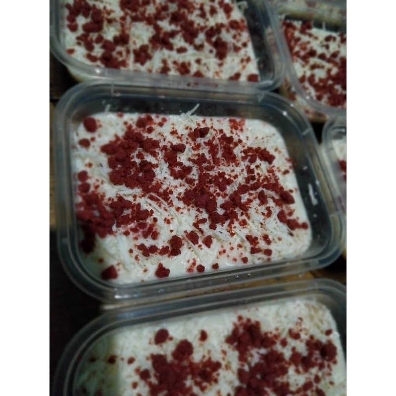 Puding Coklat Vla Keju cup 500 ml