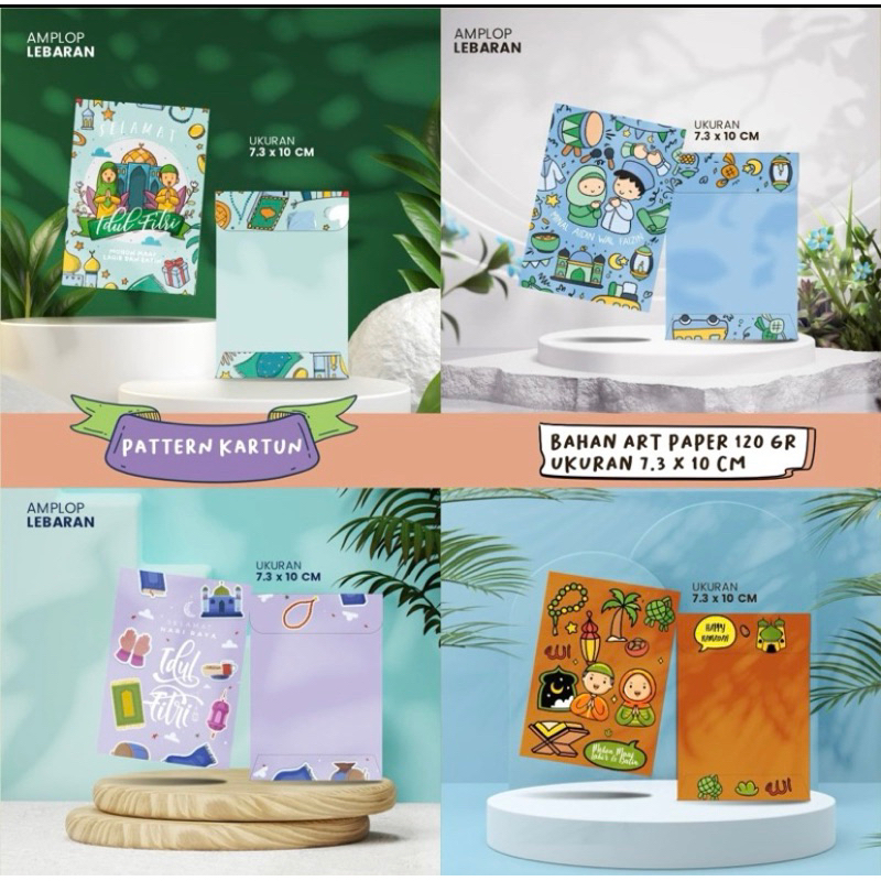 

Amplop Lebaran isi 20pcs Mix 4 motif