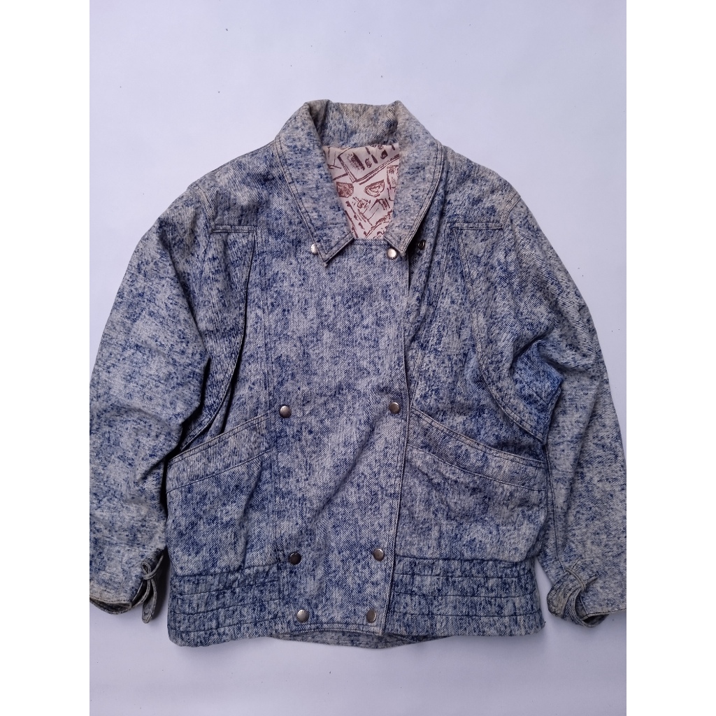 Jaket Denim Vintage Tebal