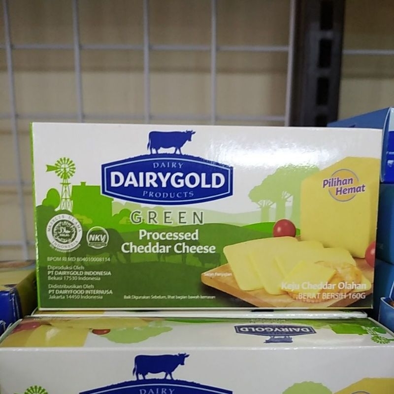 

DAIRY GOLD CHEDDAR HIJAU KEMASAN 160 G