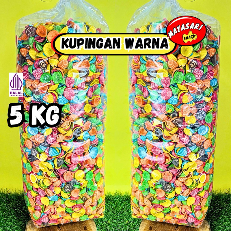

[BALL] KUPING GAJAH KUPINGAN WARNA WARNI KILOAN 5kg