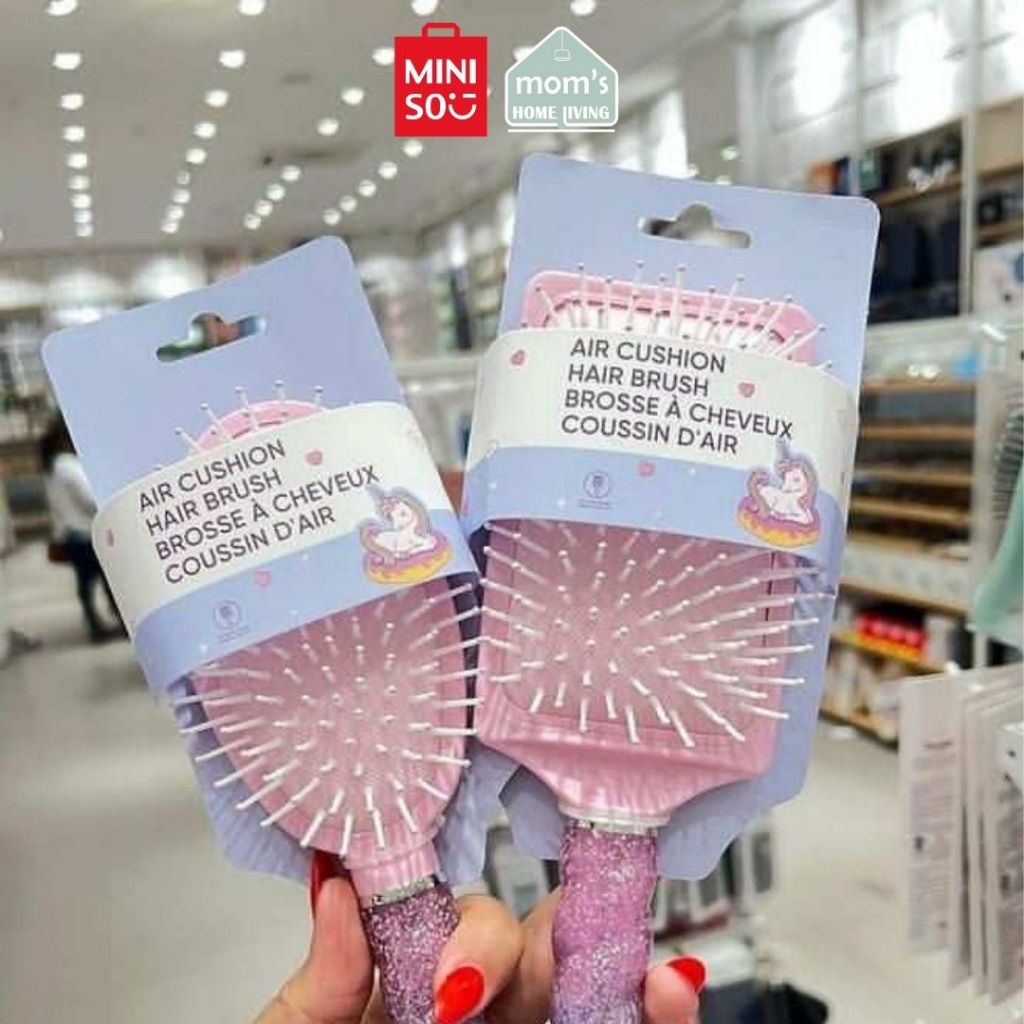 MINISO Sisir unicorn dream colorful air cushion hair brush