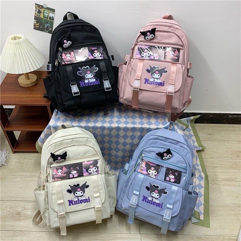 Dear Winisol - D04 Ransel Sanrio Kuromi Cinnamoroll | Backpack Sanrio Kuromi Cinnamoroll | Tas Pungg