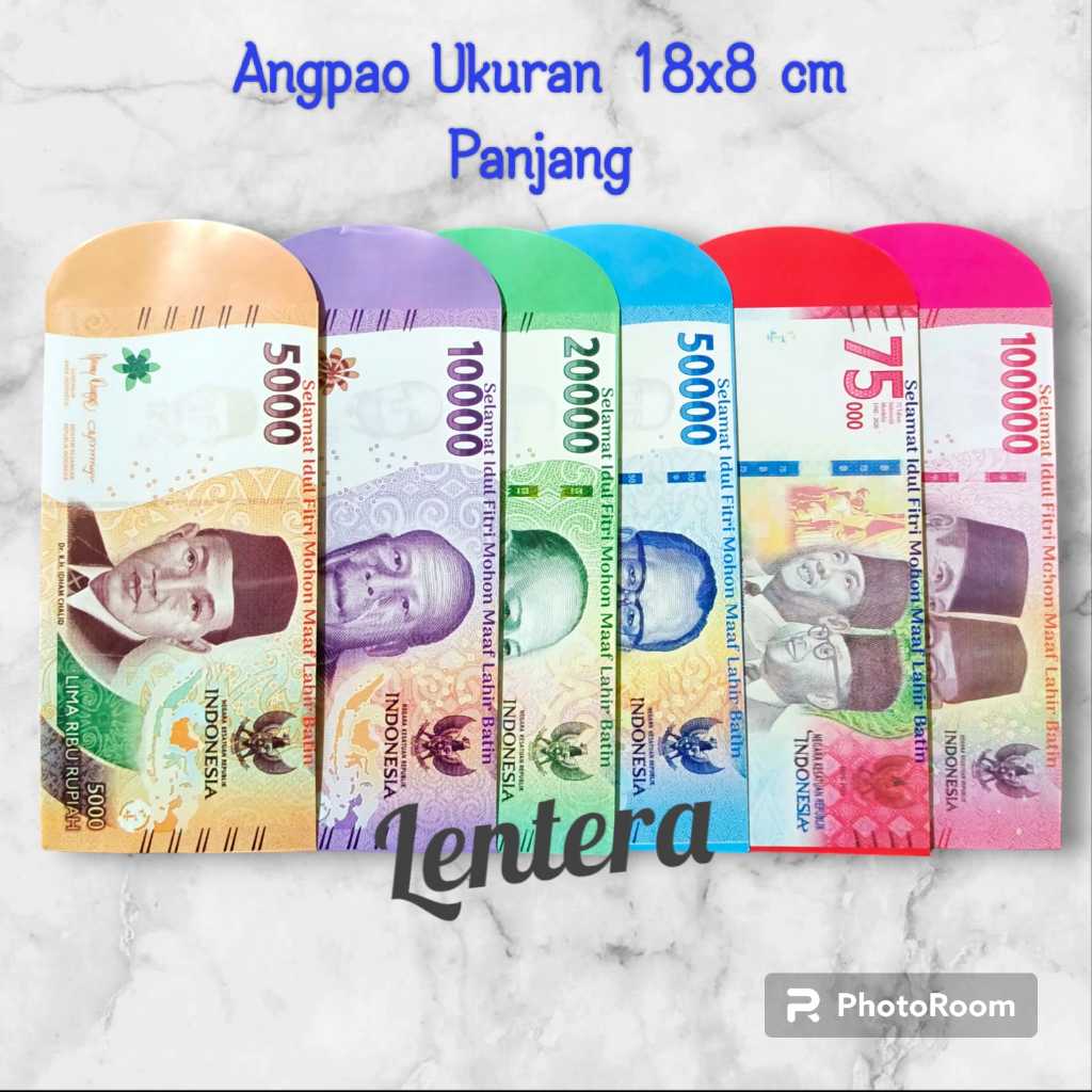 

Angpao / Amplop Lebaran Uang Mainan Ukuran Panjang