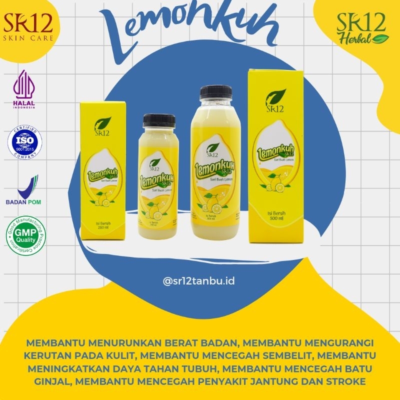 

LEMONKUH SR12 || SARI LEMON ORIGINAL || SR12LEMONKUH || EKSTRAK LEMON ASLI !!