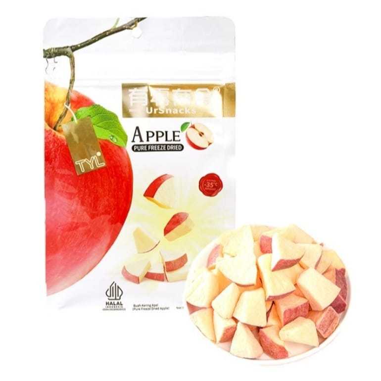 

URSNACKS FREEZE DRIED FRUIT APPLE / SNACK KERIPIK BUAH APEL ASLI