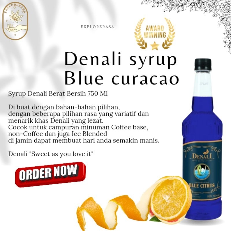 

Denali syrup rasa blue citrus isi 750ml