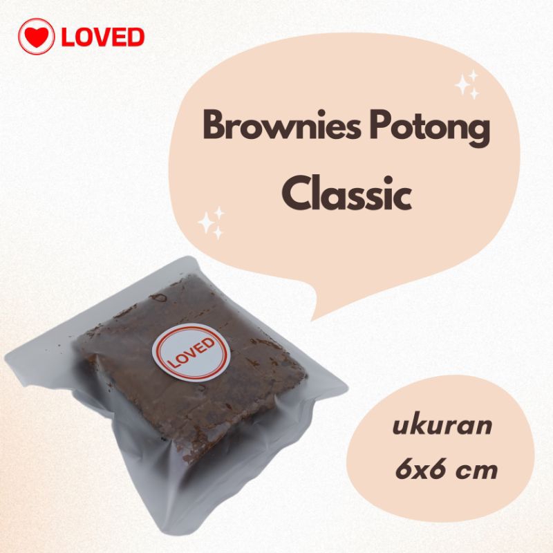 

Slice Brownies : Classic, Brownies Potong