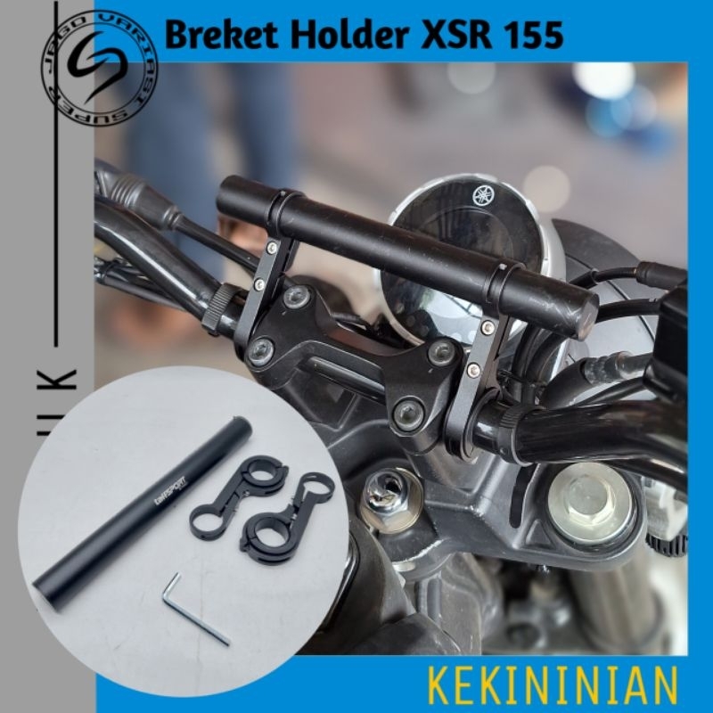 Breket Holder Handphone HP Yamaha XSR 155 Aluminium Alloy | Dudukan Phone Holder XSR 155