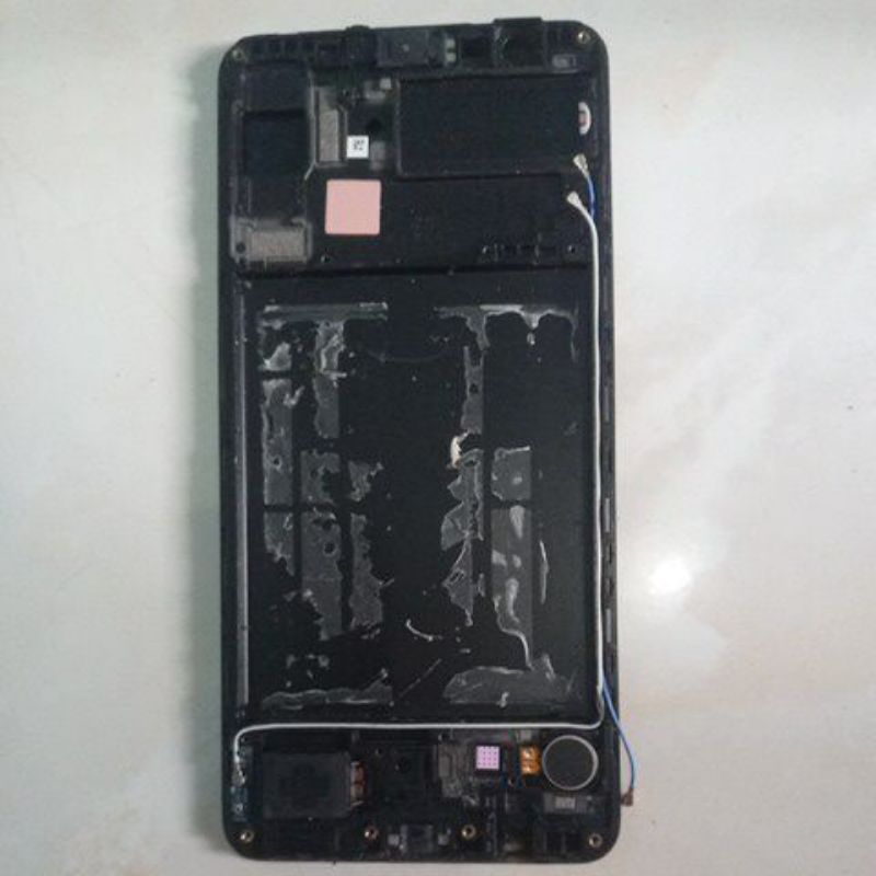 FRAME DUDUKAN LCD SAMSUNG A7 2018 ORIGINAL COPOTAN/CABUTAN