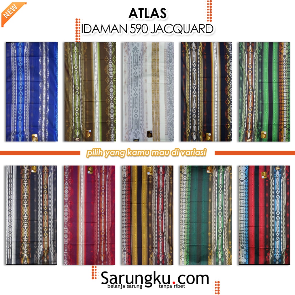 SARUNG ATLAS IDAMAN 590 JACQUARD