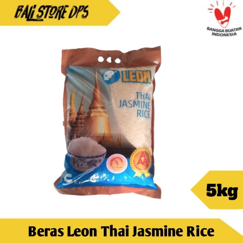 

Leon Beras Thailand Jasmine Rice 5 kg Asli Denpasar Bali