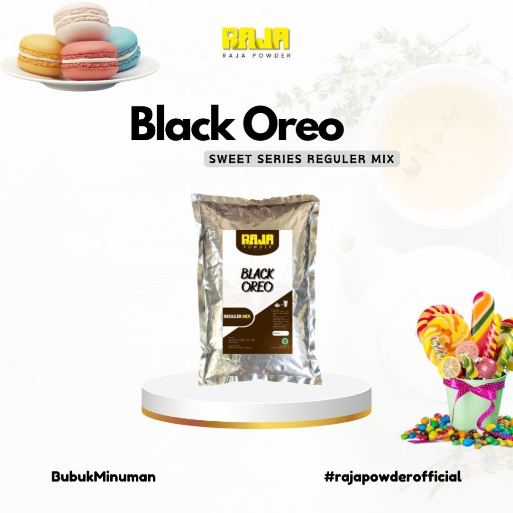 

Bubuk BlackOreo Bubuk Minuman BlackOreo Powder 1 kg / 1000 gram