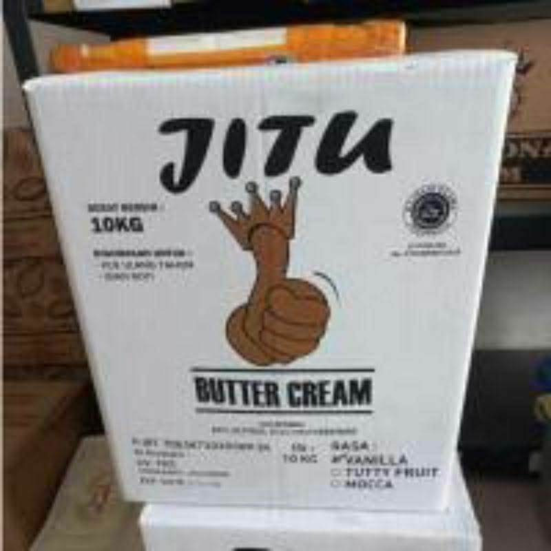 

jitu butter cream vanilla 10 kg instan kargo